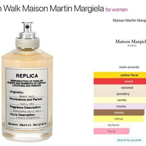 3.4 oz Bottle Maison Margiela Replica Beach Walk Perfume partially used